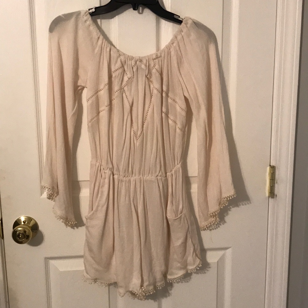 off the shoulder romper